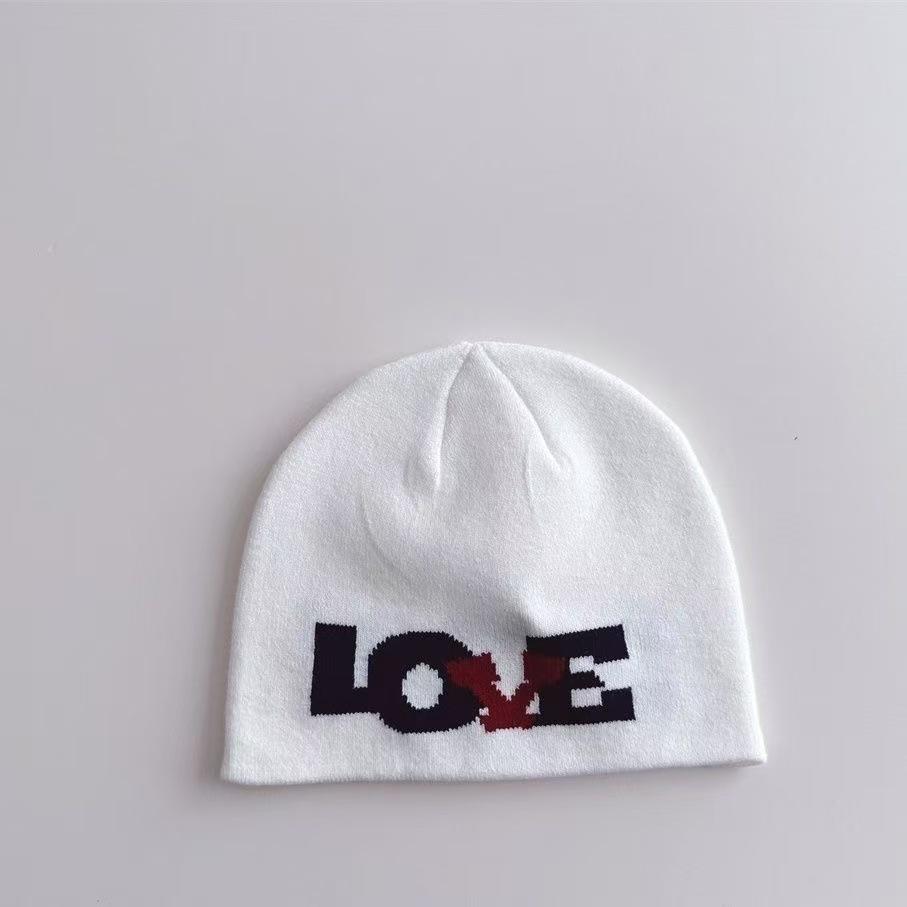 Korean trendy children's hats street ruffians handsome boys and girls knitted wool hats design sense head hat cold hat