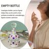 0.51oz Vintage Round Glass Perfume Bottle, Dubai Arabic Style, Home Decor Dresser Ornament, Festive Gift for Women