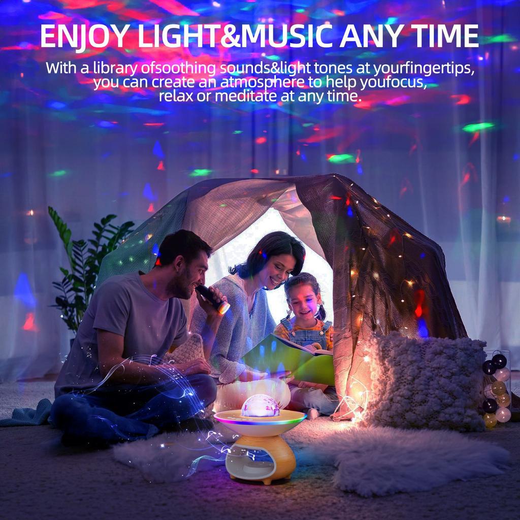 Kreatives Mobiles Kabelloses Lade Nachtlicht Schlafzimmer Schreibtisch Schreibtischlampe Wohnheim Bett Projektionsbeleuchtung