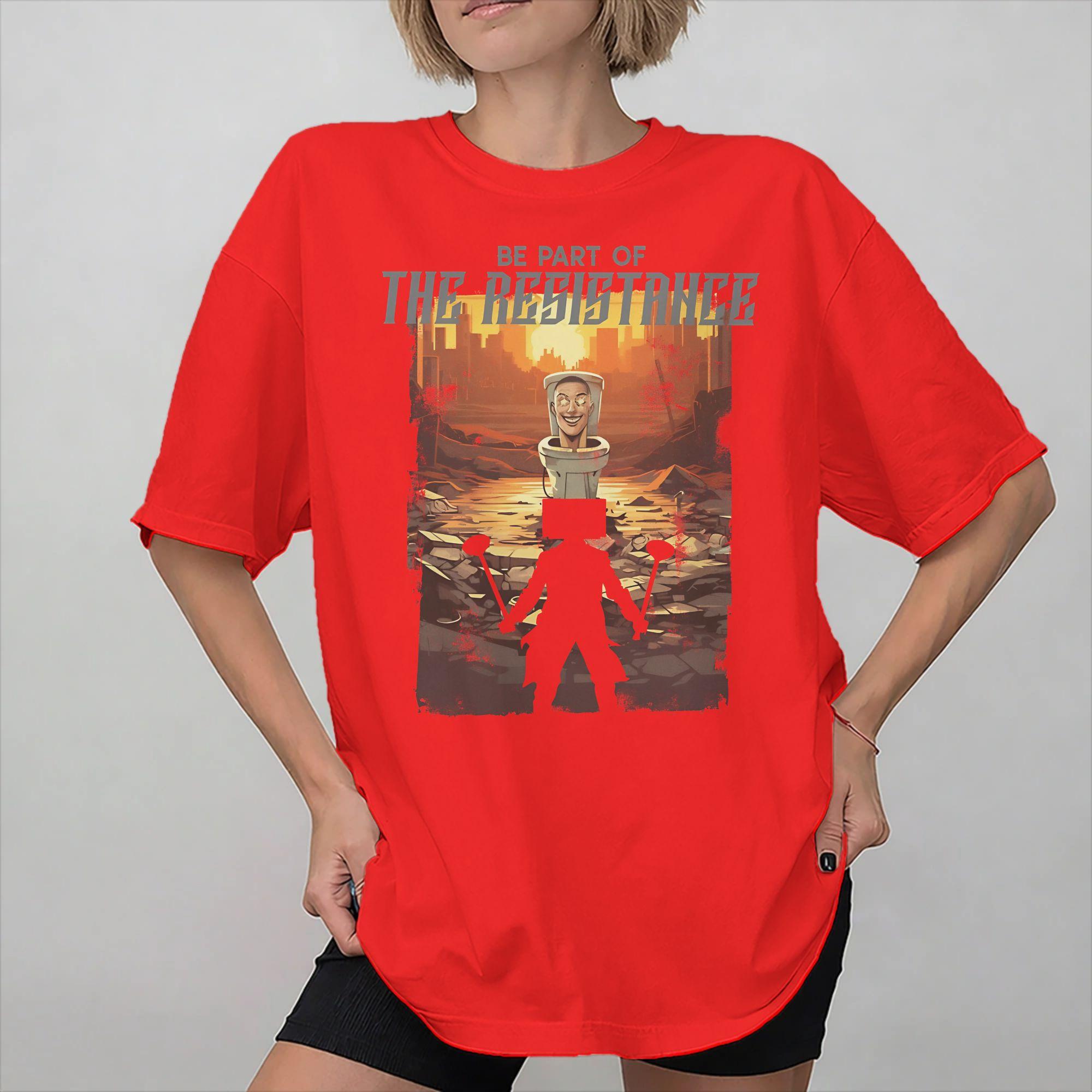 Titan SpeakerUnisex Skibidi Toilet Outfit Unisex T Shirts Pure Cotton Tee Graphic  Tshirt Clothing S