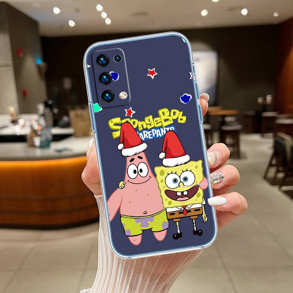 SpongeBob Case for Motorola G10 G20 G04 E30 E40 E22 E20 E13 E15 G22 G23 G05 G75 G35 G55 E22S E7 G6 G7 G8 G9 Plus Power Play