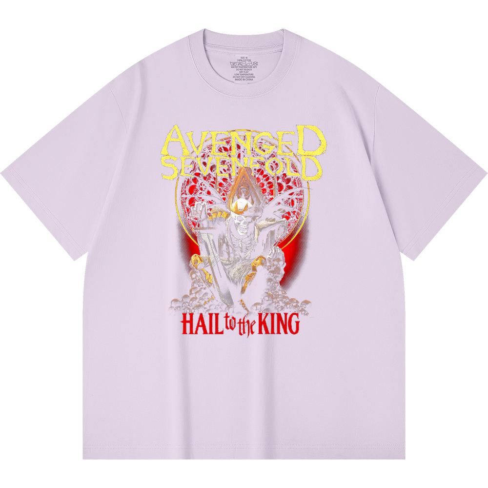 230 g/m² 100% Baumwolle Heavy Metal T-Shirt Rockband Beliebte Musik Druck Unisex Schweres Baumwoll-T-Shirt
