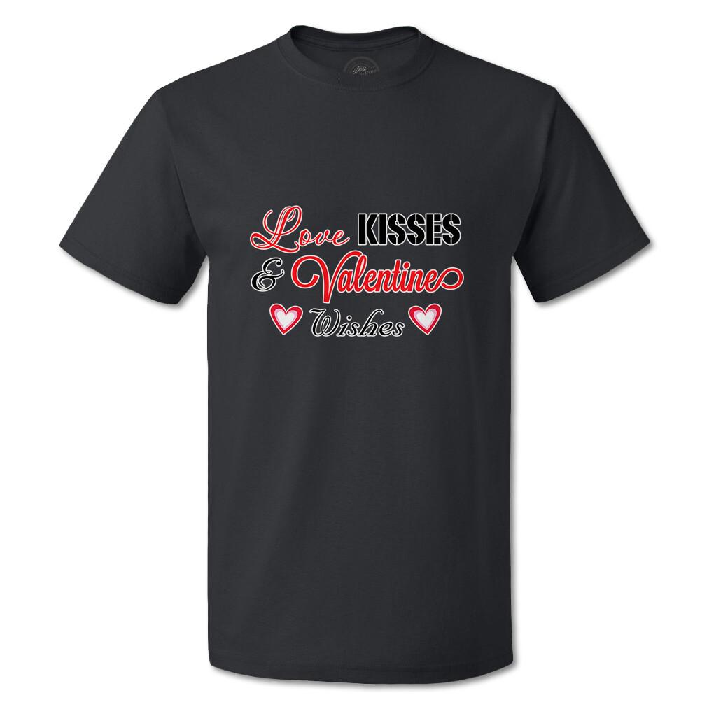 Funny Graphic T Shirts Love Kisses Valentine Wishes Valentines Day Cotton Love XXXXL