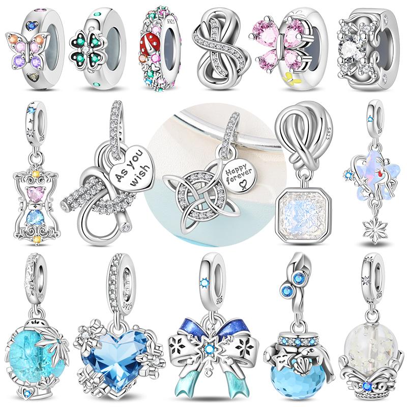 New Arrival Original Copper Beaded Bow Flower Beads For Women Exquisite Diy Birthday Jewelry Gift