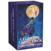 Baralho de Tarot Celestial, Guia em Inglês, Jogo de Cartas, Ferramenta de Adivinhação e Meditação, Sabedoria do Tarot Tradicional, 78 Cartas