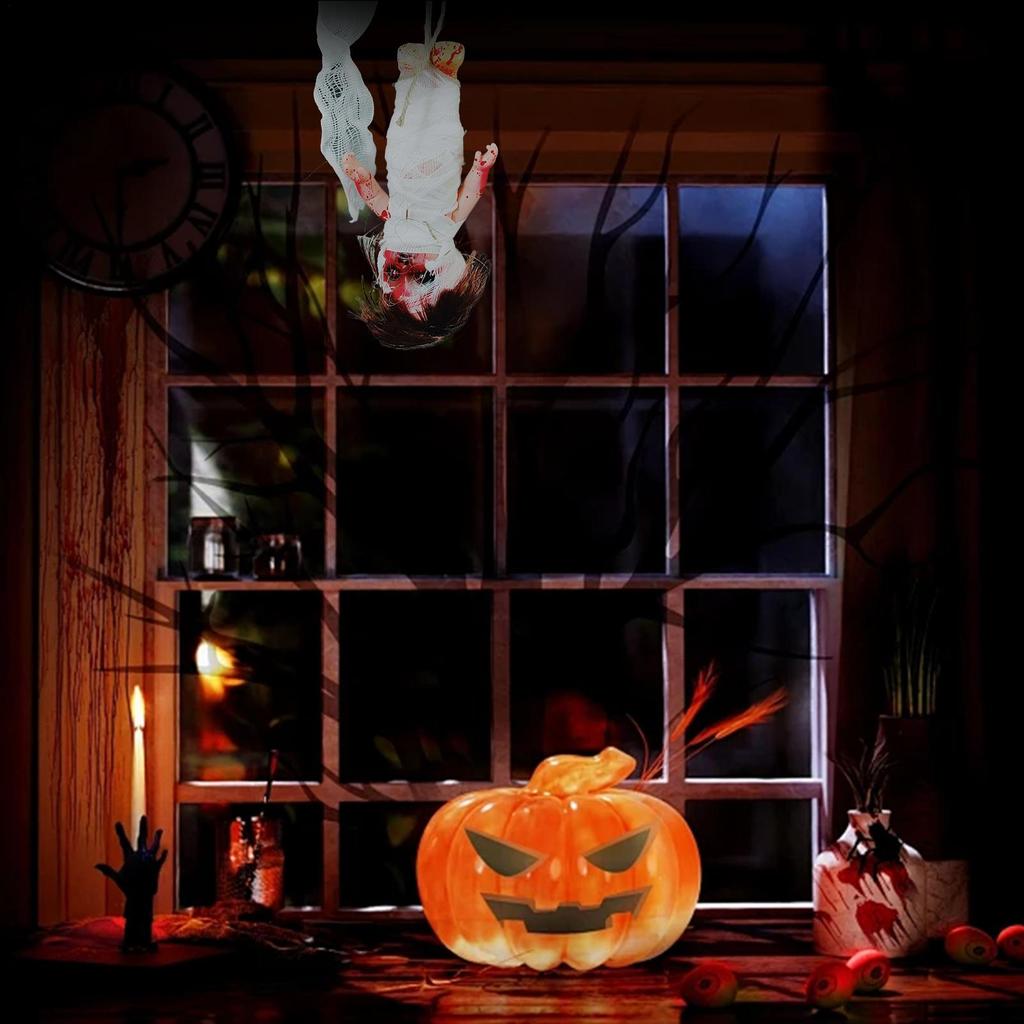 Halloween Hanging Ghost Doll Pendant Horror Ghost Zombie Baby Haunted House Props kids Gifts Party Supplies Decoration