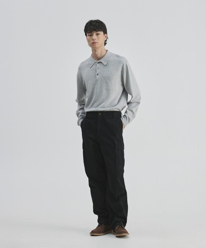 Guernsey Woollens Washed British Army Field Pants - Black