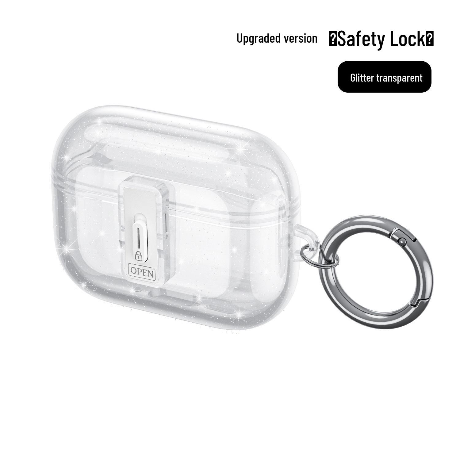 

Drop-Proof Ultra-Transparent Apple Pro 3 Earphone Case - AirPods Pro 3 Protective Flip Cover Crystal Clear Series / Factory Exclusive Mold