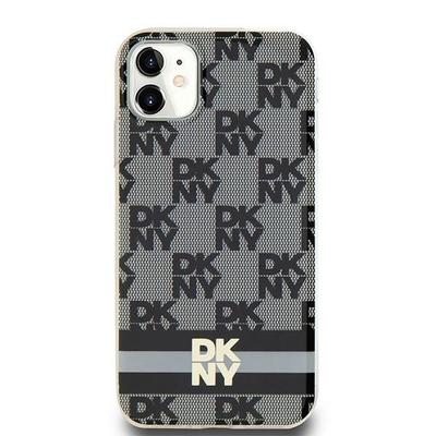 Dkny Dkhmn61Hcptsk Iphone 11 / Xr6.1 Czarny/Black Hardcase Iml Checkered Mono Pattern & Printed Stripes Magsafe