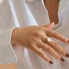 Yori Minimalist Smooth Stainless Steel Shell Ring Waterproof 18K PVD Plated Distinctive Jewelry Bijoux Gift New