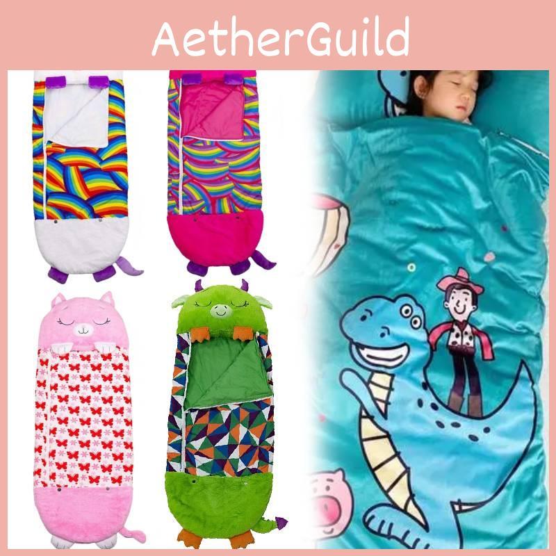 Weicher und warmer PP-Baumwoll-Kinderschlafsack mit niedlichen Tiermustern für Kinder