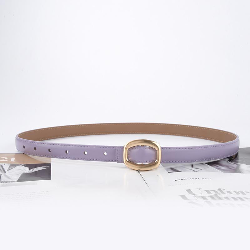Women'S Leather Women'S Belt Simple Casual Pants Jeans Decoration Women'S Bf Style