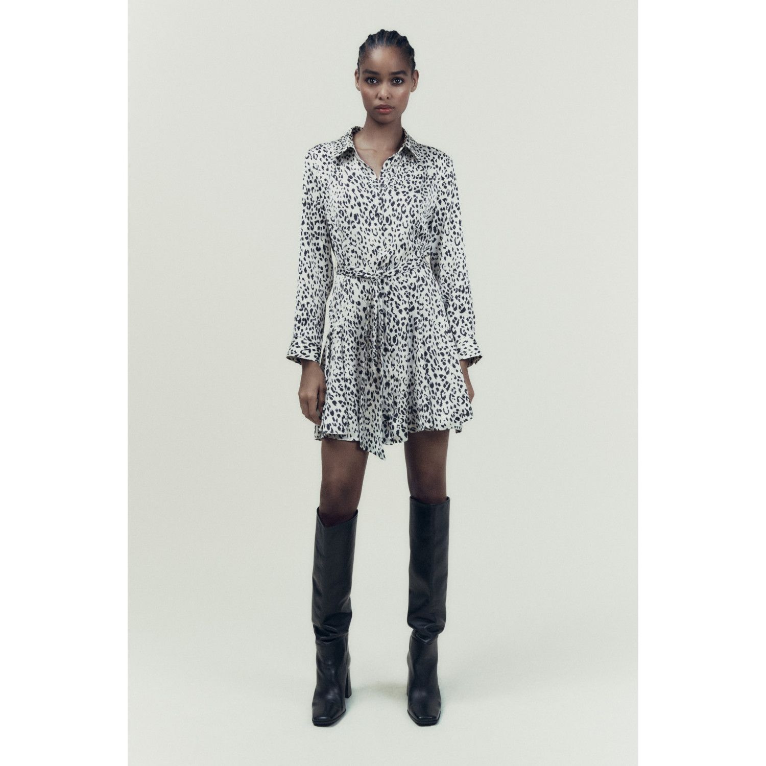 

MINI ANIMAL PRINT DRESS