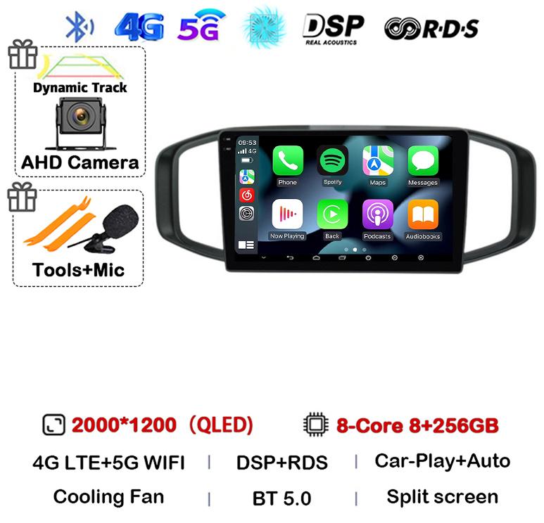 Android 14 Carplay Auto Car Radio For Morris Garages MG3 2017 2018 2019  Multimedia Video Player GPS Navigation Stereo Audio