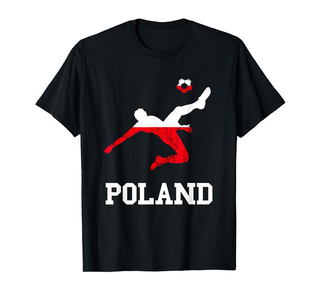 Polish Soccer Team Ball Player Polska Poland Eagle Polska T-Shirt