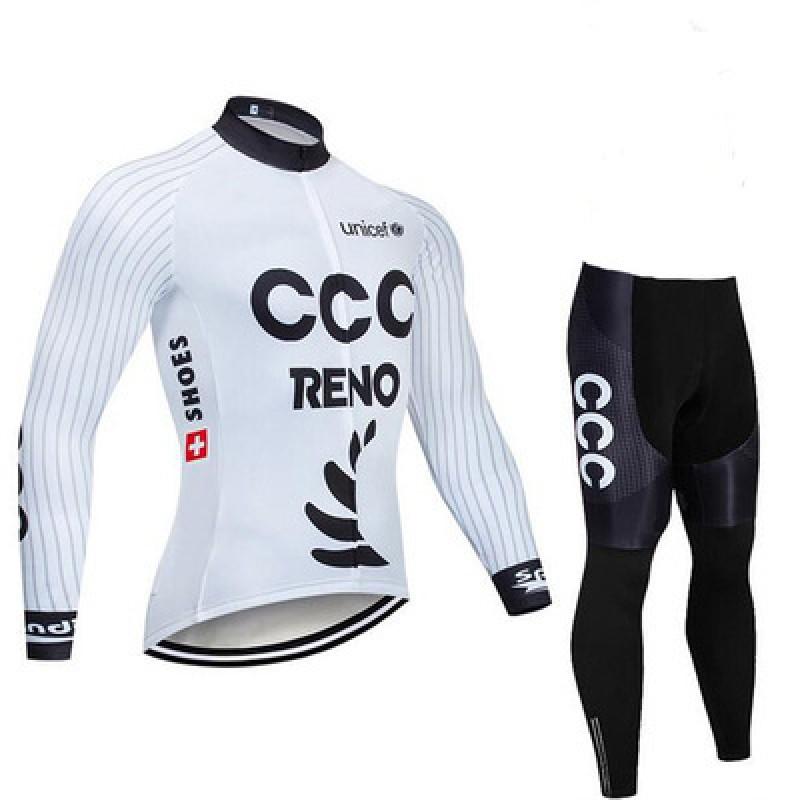 Men Women Cycling Long Sleeve Fleece Jersey Mountain Bike Riding Top Breathable Moisture Wicking
