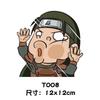 Naruto Peripheral Car Sticker Car Cartoon Adorable Anime Naruto Sasuke Kakashi Japanese Car Window 3D Sticker Great for Daily Use
