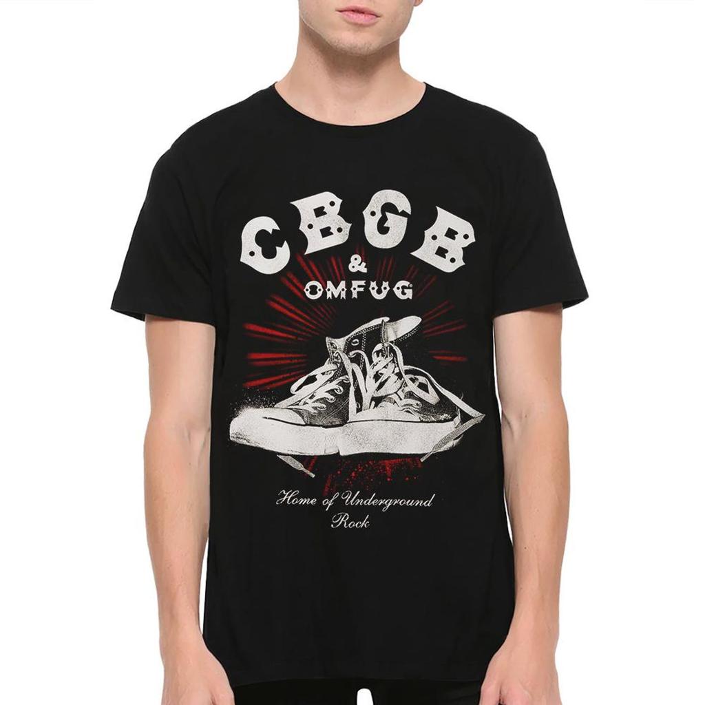 Camiseta CBGB & OMFUG Hogar del Rock Underground, Tallas para Hombre y Mujer