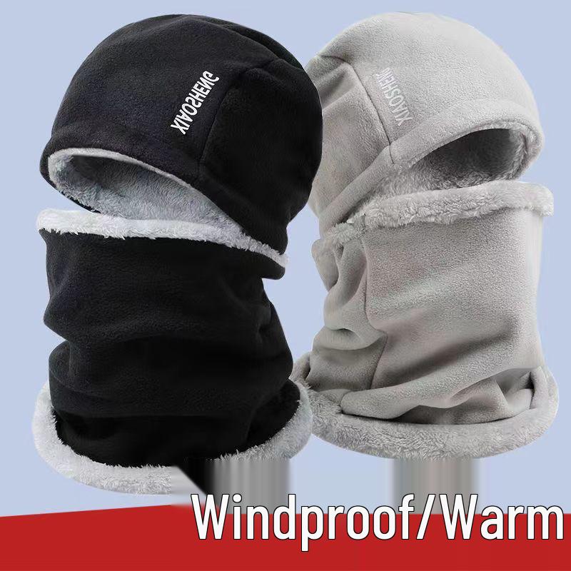 Unisex Winter Warm Windproof Pullover Hat with Ear Protection