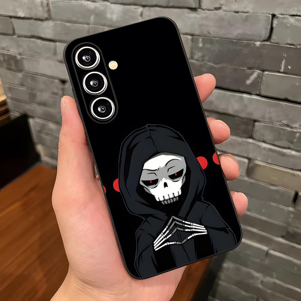 Grim Reaper Cool Phone Case For Samsung A25 A13 A33 5G A54 A36 A35 A56 A52 A14 Shockproof Soft Cover