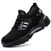 Men summer anti-smashing anti-stabbing breathable steel head soft sole comfortable lightweight work safety shoes M719