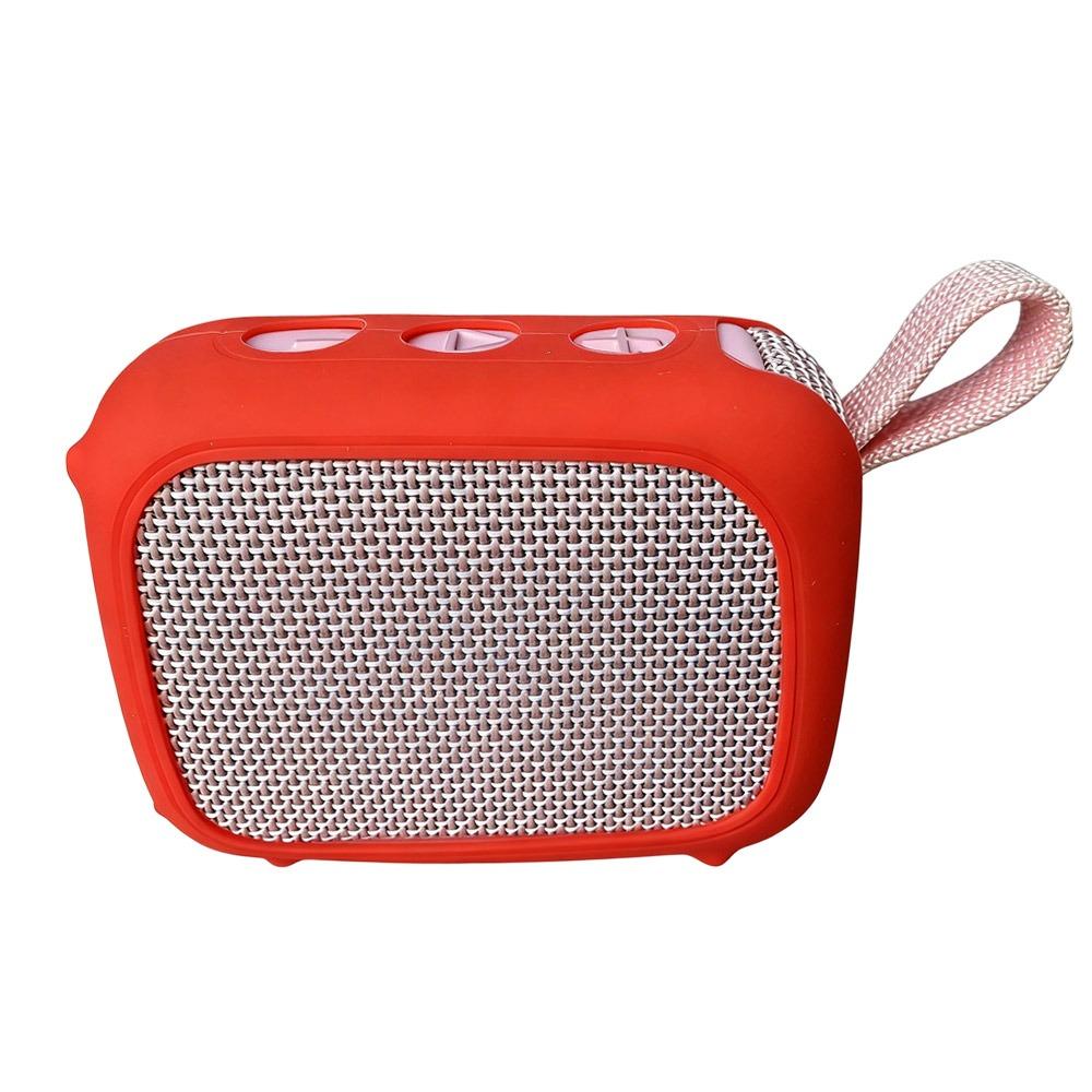 Shockproof Silicone Case Portable Waterproof Silicone Cover with Carabiner Dirt-proof for JBL GO 5 Bluetooth Speaker