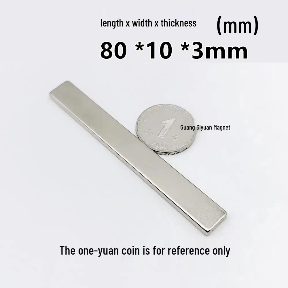 N52 Super Strong Neodymium Iron Boron Magnet, Rectangular 25x30x100mm, Permanent Magnetic Steel Sheet.