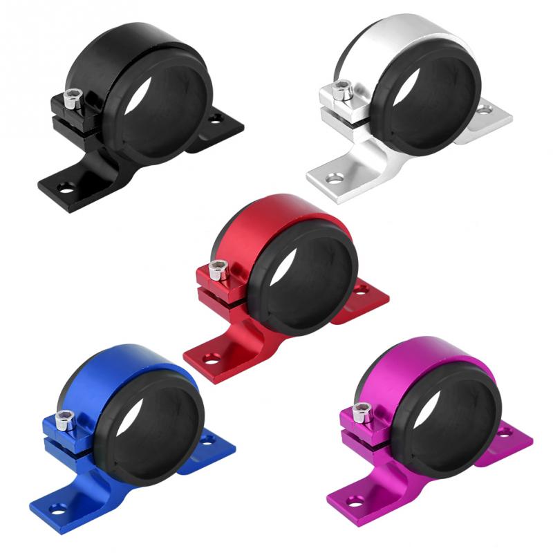 Aluminum Alloy 50mm Car Fuel Pump Mounting Bracket Single Filter Clamp Cradle Mounting Bracket Clamp Cradle Fuel Pump