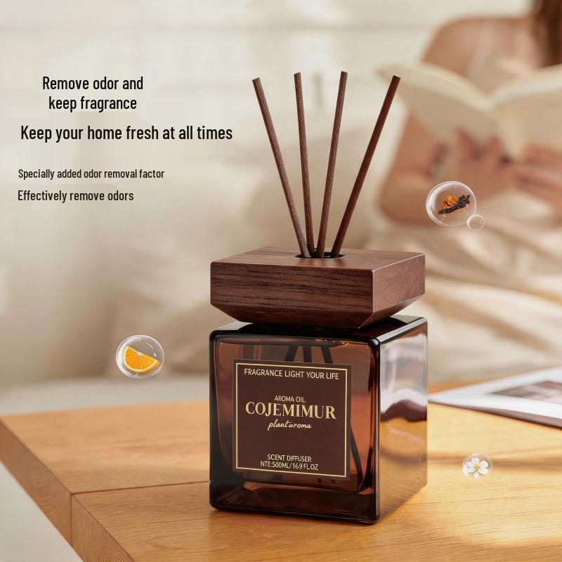 500ML Zen Tea Aroma Diffuser: Long-Lasting, All-Season Flameless Fragrance for Home & Hotel