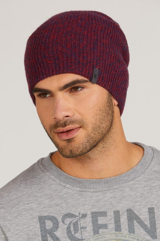 Orazio Men' Cap in Mixed Ginger Color