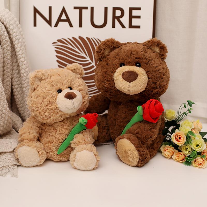 Theme Bear Teddy Plush Toy Doll Pillow Soft And Comfortable Valentines Gift Day