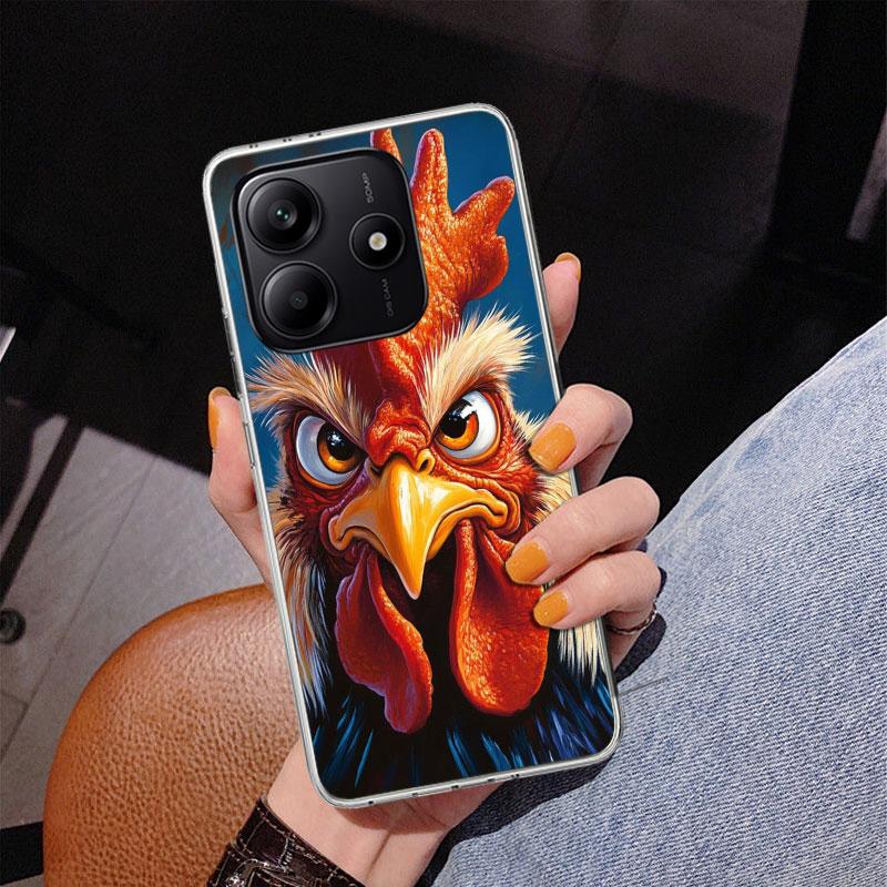 Chicken Hen Rooster Phnoe Case for Phnoe Case for Xiaomi Redmi Note 15 14 14S 13 Pro Plus 12 12S 11S 11E 10S 10 11T 5G Unique Co