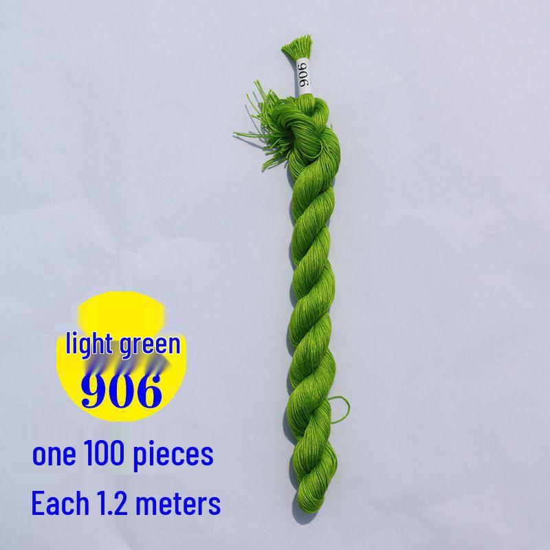 Baumwoll-Kreuzstich-Stickgarn: Handgefertigte Einlegesohlen, Dickes Nähgarn, Eine Farbe pro Stück