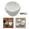 100 / of coffee Strainer Filter Paper Unbleached Portion for Machine Accessories