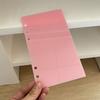 Acrylic A6 Notebook Cover Hard Transparent/Water Ripple Loose Leaf Notebook Shell DIY Photo Album Notebook
