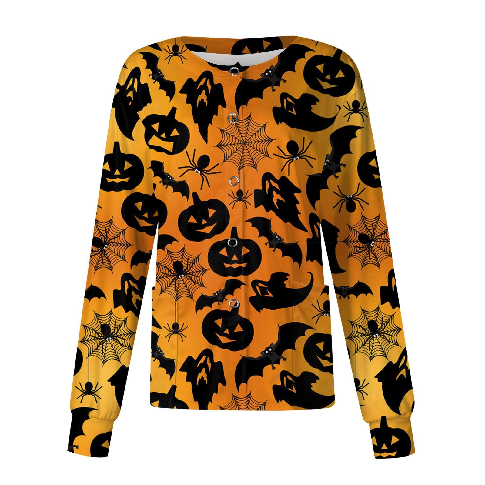 Женский однобортный защитный комбинезон с воротником-стойкой и длинным рукавом с карманом — фото 5