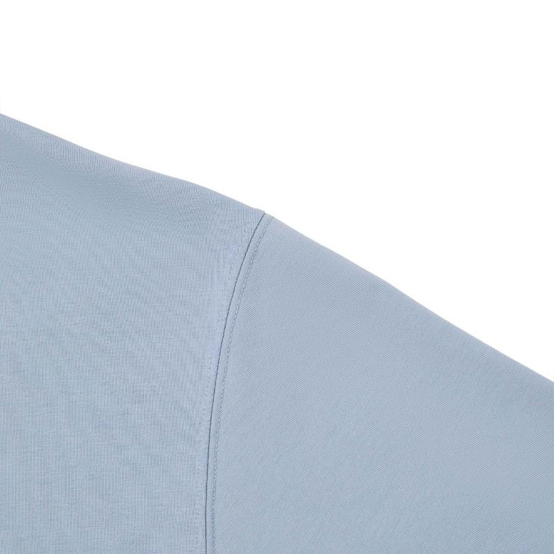 Li Ning Ice Comfort Loose Short Sleeve T-Shirt Unisex Tops Soft-Gray-Blue AHSW979-5