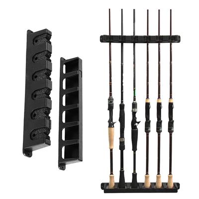 Fishing Rod Rack Fishing Pole Holder Rod Holders Wall Mount For Garage Fishing Rod Storage Rack Bracket Holder
