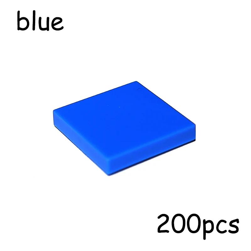 200 Stück MOC Bausteine 3068 Größe 2x2 Steine Flache Kachel Glatt 2*2 Bausteine DIY Pädagogisches Kreatives Spielzeug für Kinder