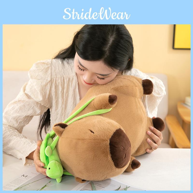 Capybara Backpack Plush Toy Stuffed Animal Doll Cartoon Kids Gift Birthday