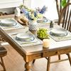 4 Stück Frohes Pessach Leinen-Tischsets Küchentisch-Dekoration Seder-Teller Pessach-Matze Davidstern Jüdische Party-Tischsets Dekoration