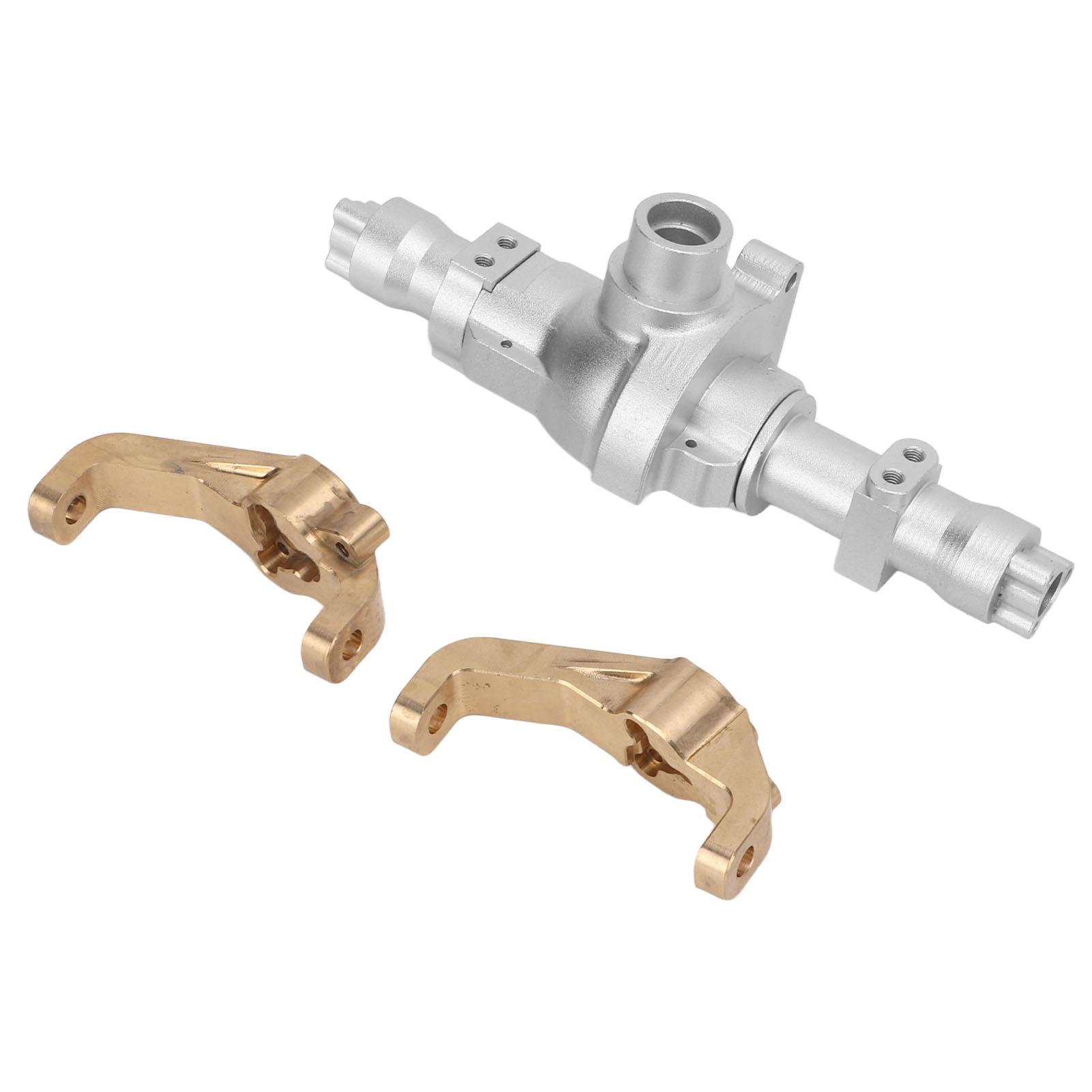 

Aluminum Center Gearbox Housing Brass Front C Hub Caster Mounts for Redcat Gen8 Scout II 1/10