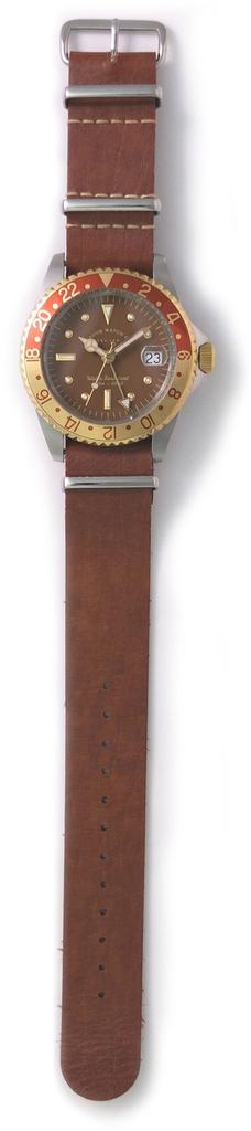 Varg Watch Company BRWN GMT Braun (Braune GMT) BG-L-001