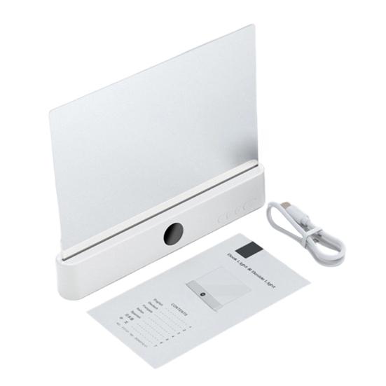 2-in-1 LED Book Light & Night Light Portable Reading Lamp for Students 1-99 Min Timer Adjustable Brightness Rechargeable Night Light for Bedroom Study