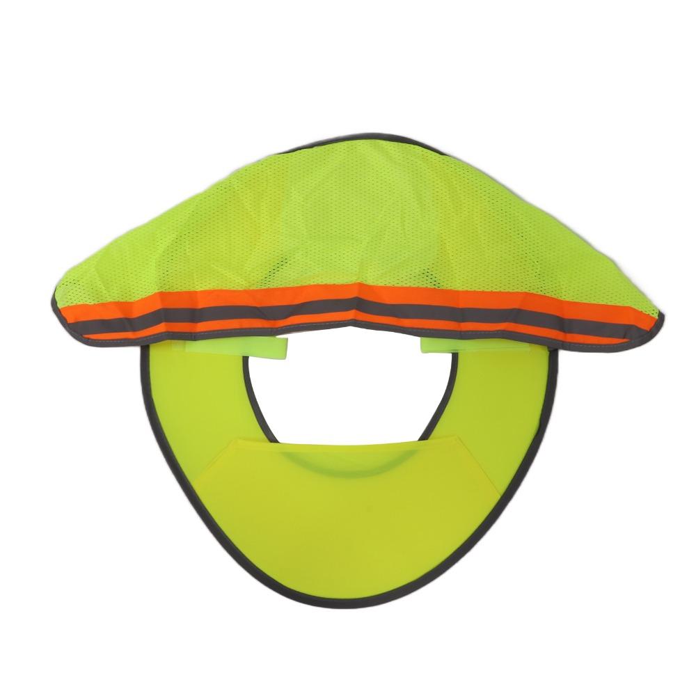 3PCS with Reflective Stripe Hard Hat Sun Shade With Breathable Mesh Helmet Sun Shade, for Cycling