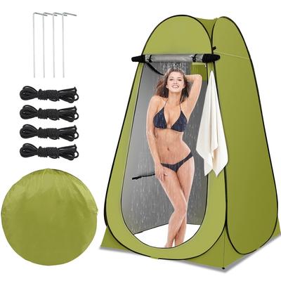One-Touch Pop-Up Kids' Sunshade Changing Tent | UV Protection, Waterproof, Breathable, Lightweight | Easy Setup, Full Closure | For 1-2 People, 1 Gate