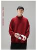 Retro Half-Zip Stand Collar Warm Hoodie - Heavyweight Velvet, Casual Solid Color Sports Top
