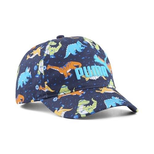 PUMA Kids ESS No.1 Logo AOP Baseball Cap Junior - Frosted Ivory Adjustable Hat