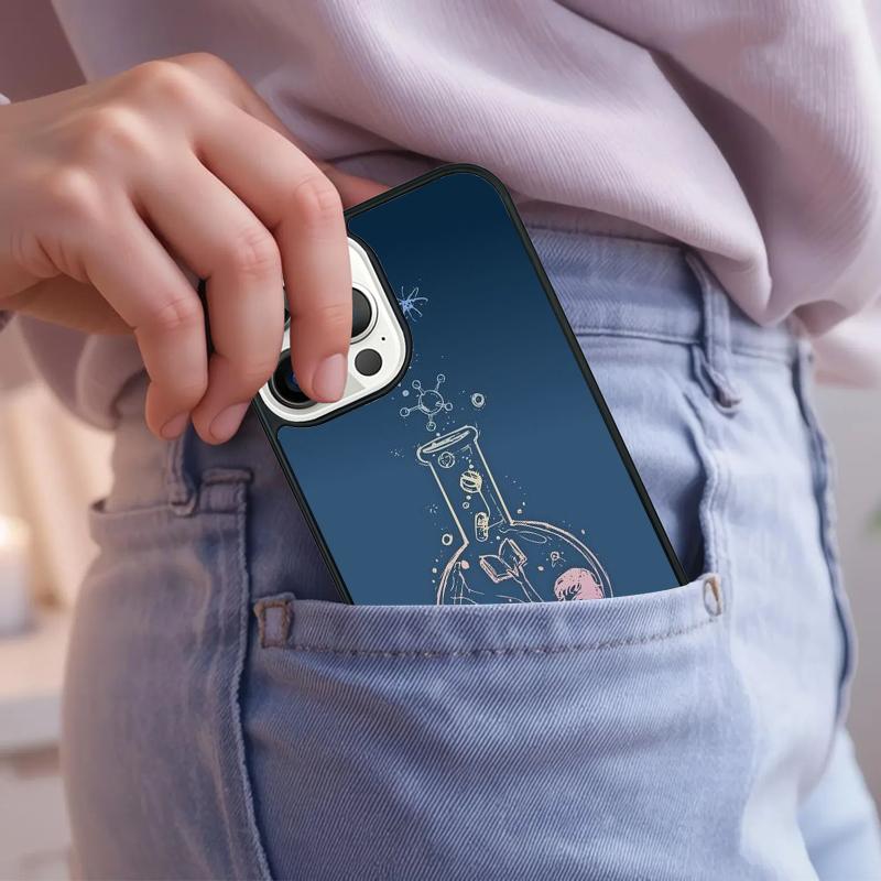 Biology and Chemistry Phone Case For iPhone 17 Air 15 16e 14 13 Pro Max Coque 12 11 Pro Max PLUS cover