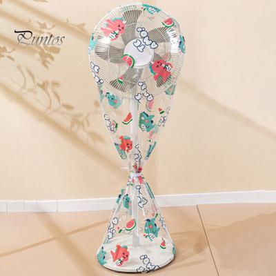 Kryt podlahového ventilátoru Ochranný kryt Prachotěsný Vodotěsný design kresleného vzoru All-inclusive elastický univerzální ochranný kryt ventilátoru